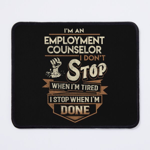 Item preview, Employment Counselor T Shirt - I Stop When Done Job Gift Item Tee designed and sold by paneczkopat.
