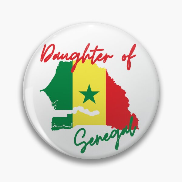 Item preview, Daughter of Senegal Map Flag designed and sold by NovawayDirect.