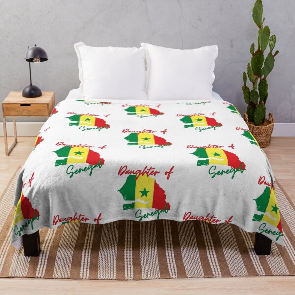 Item preview, Daughter of Senegal Map Flag designed and sold by NovawayDirect.