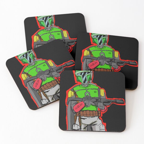 Item preview, Green armoured bounty Hunter guy designed and sold by SilentlyRob668.