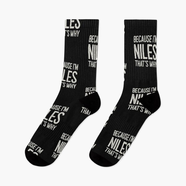 Item preview, Because I’m Niles That’s Why Funny Personalized Name designed and sold by MariosNydras.