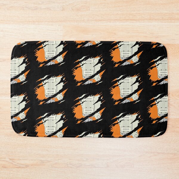 Item preview, Ripped Electric Guitar Offset Style Orange Color designed and sold by nightsworthy.