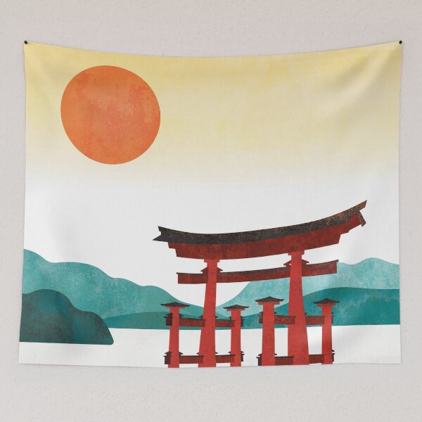 Item preview, Japan Vintage Travel Poster designed and sold by VeronArtLab.