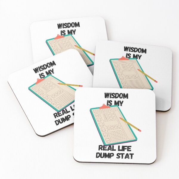 Item preview, Wisdom Is My Real Life Dump Stat designed and sold by IndiaWatson.