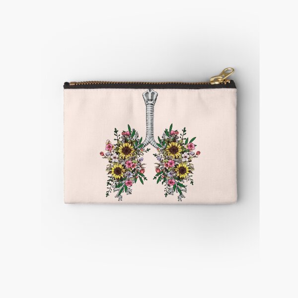 Item preview, Flowers Lung, floral leaves, lungs,healthy lung, lungs cancer, respiratory therapist, cystic fibrosis designed and sold by Collagedream.