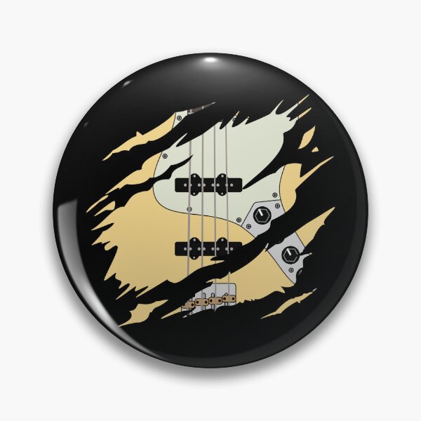 Item preview, Ripped Bass Guitar J-Style Buttercream Color designed and sold by nightsworthy.