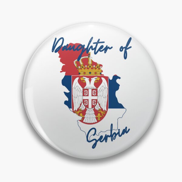 Item preview, Daughter of Serbia Map Flag designed and sold by NovawayDirect.