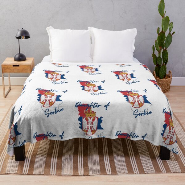 Item preview, Daughter of Serbia Map Flag designed and sold by NovawayDirect.
