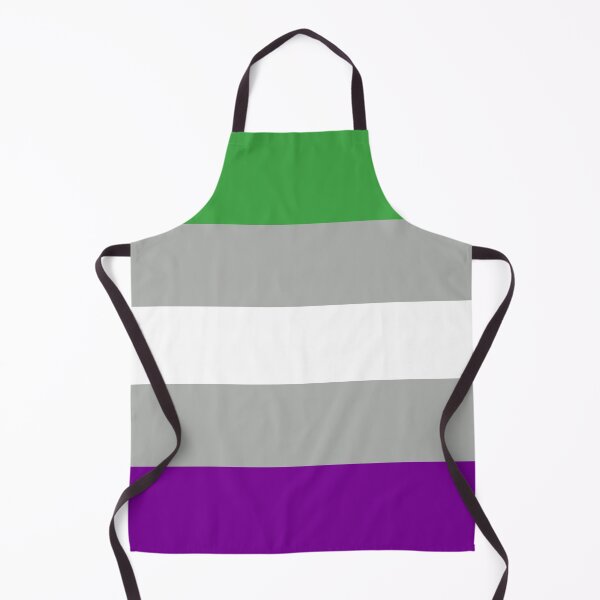 Item preview, Grey AroAce Flag designed and sold by Marissa Barrette.