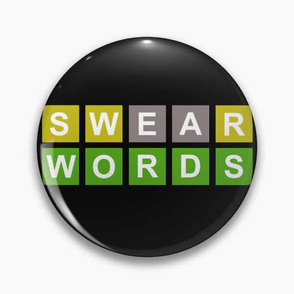 Item preview, Swear Wordle Words designed and sold by fusedtees.