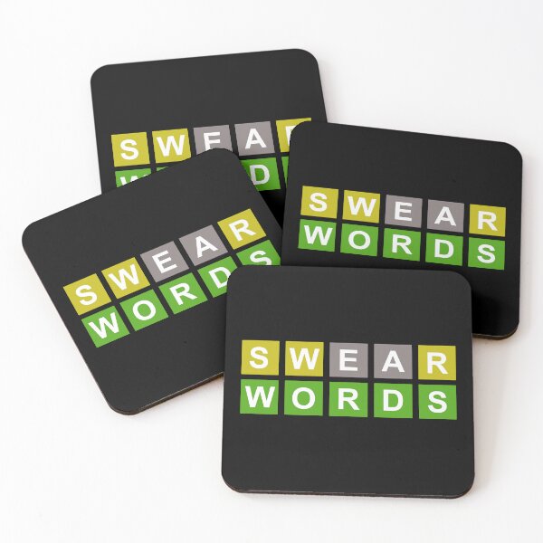 Item preview, Swear Wordle Words designed and sold by fusedtees.