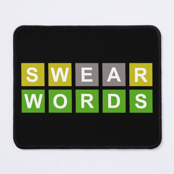 Item preview, Swear Wordle Words designed and sold by fusedtees.