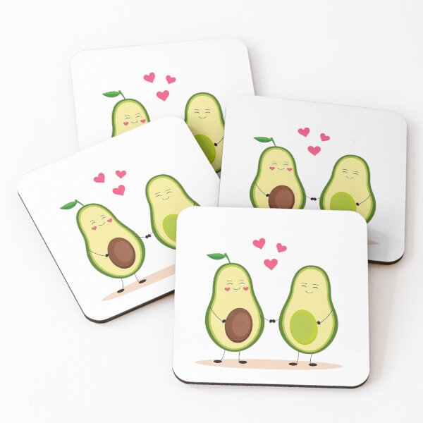 Item preview, avocado, Happy Valentine's day designed and sold by Makisat.