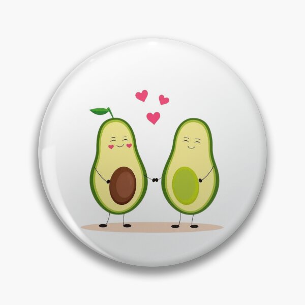 Item preview, avocado, Happy Valentine's day designed and sold by Makisat.