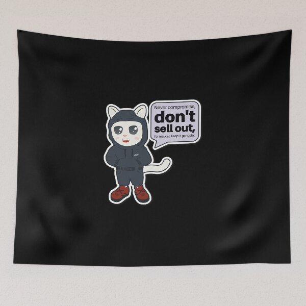 Item preview, Gangsta Cat Don't Sell Out Never Compromise designed and sold by stuartsemporium.