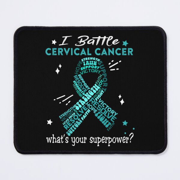 Item preview, Cervical Cancer Warrior, I Battle Cervical Cancer What's Your Superpower? designed and sold by Greggwillard.