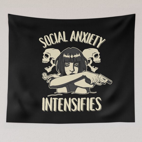 Item preview, Social Anxiety Intensifies designed and sold by DAFIN.