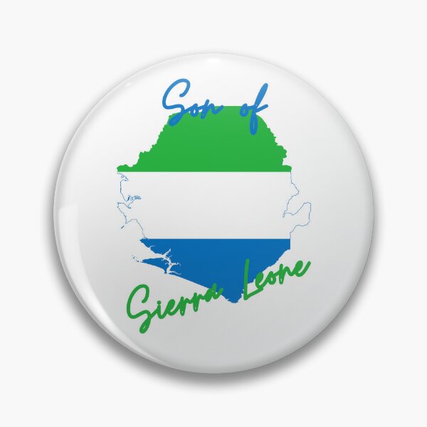 Item preview, Son of Sierra Leone Map Flag designed and sold by NovawayDirect.