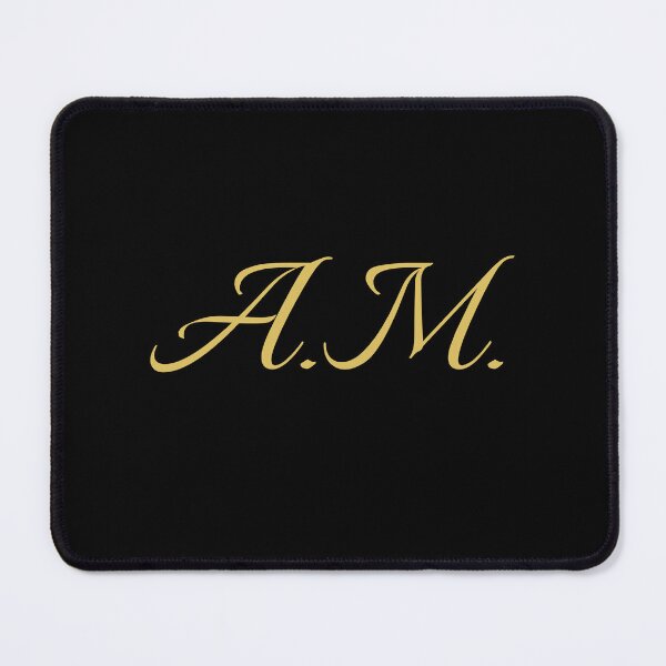 Item preview, AM Initials | Gold Lettering | Personalised Gifts designed and sold by Avo And Sriracha.
