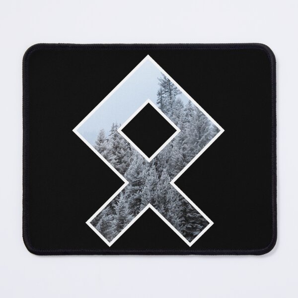 Item preview, Forested Odal Rune designed and sold by Ukid.
