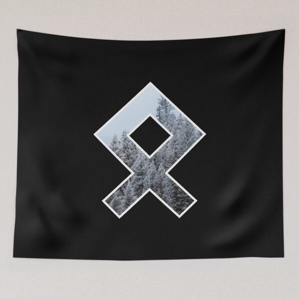 Item preview, Forested Odal Rune designed and sold by Ukid.