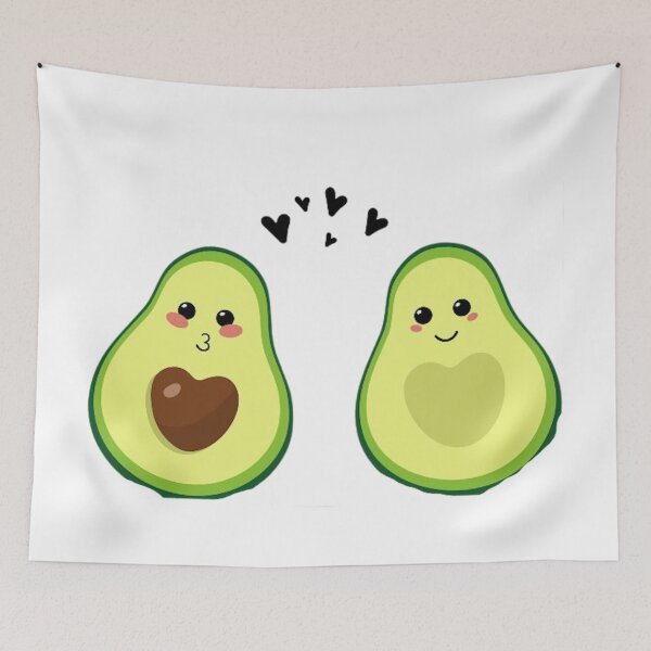 Item preview, avocado, Happy Valentine's day designed and sold by Makisat.