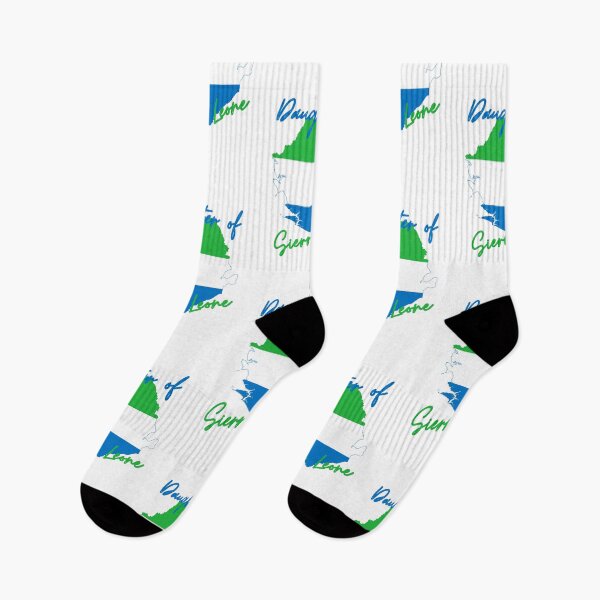 Item preview, Daughter of Sierra Leone Map Flag designed and sold by NovawayDirect.