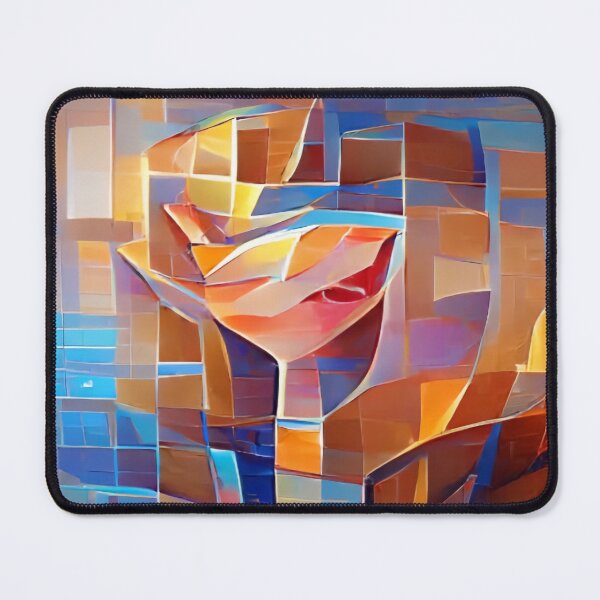 Item preview, Abstract Colorful Rose Mosaic designed and sold by advanceprintart.