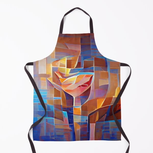 Item preview, Abstract Colorful Rose Mosaic designed and sold by advanceprintart.