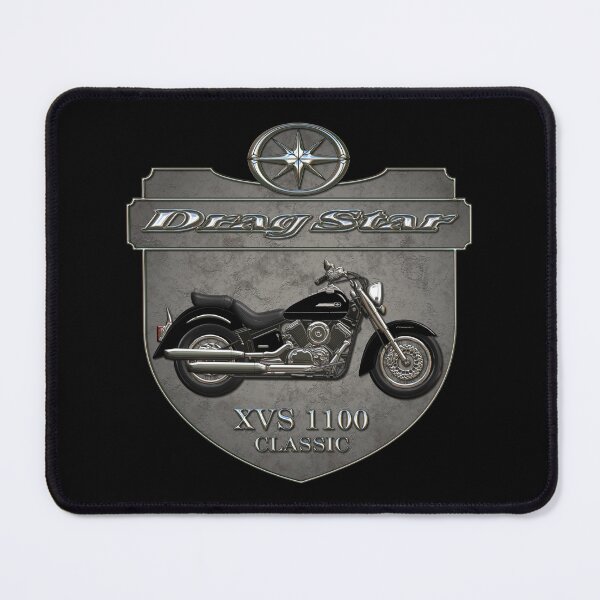 Item preview, Concrete Shield Drag Star XVS 1100 Black designed and sold by KlaraBubble.