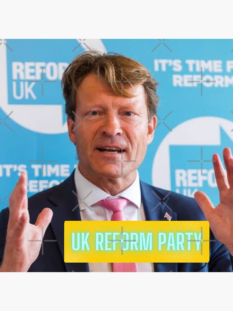 Uk Reform Party Sticker For Sale By Trendszone07 Redbubble