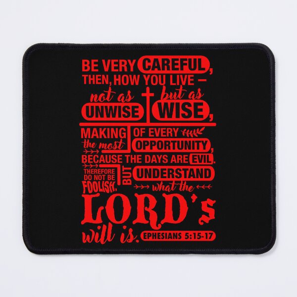 Item preview, Ephesians 5:15-17 designed and sold by plushism.