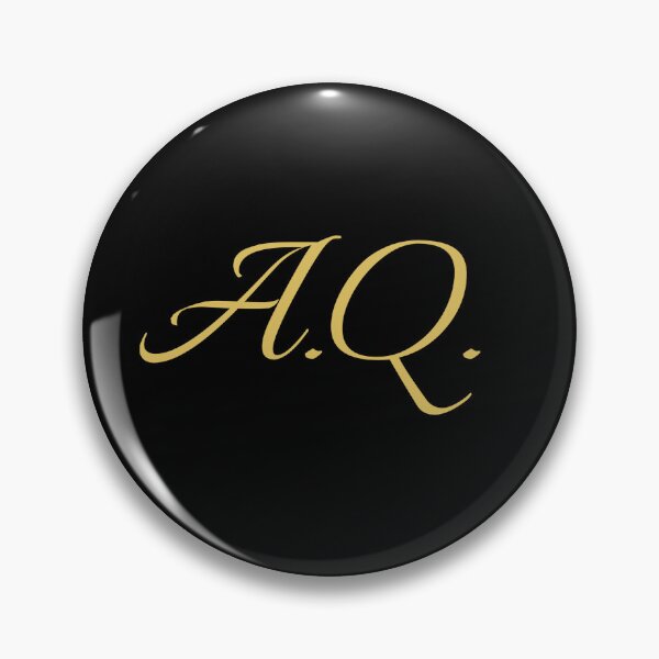 Item preview, AQ Initials | Gold Lettering | Personalised Gifts designed and sold by Avo And Sriracha.