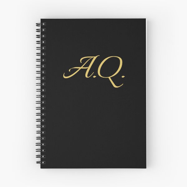 Item preview, AQ Initials | Gold Lettering | Personalised Gifts designed and sold by Avo And Sriracha.