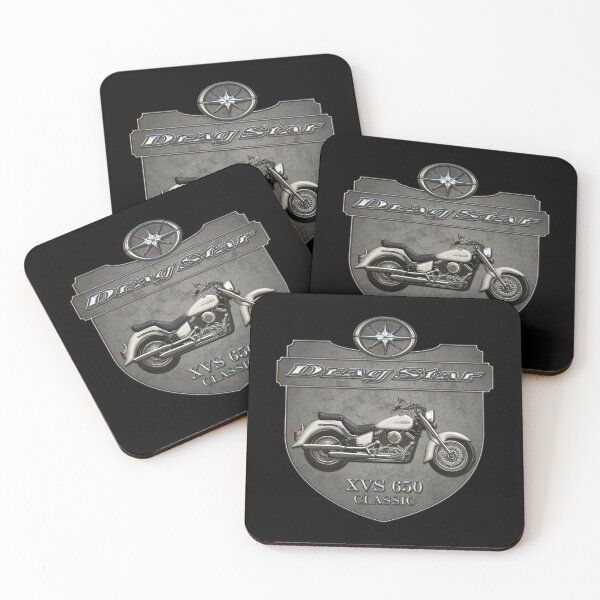 Item preview, Concrete Shield Drag Star XVS 650 Classic Champagne designed and sold by KlaraBubble.