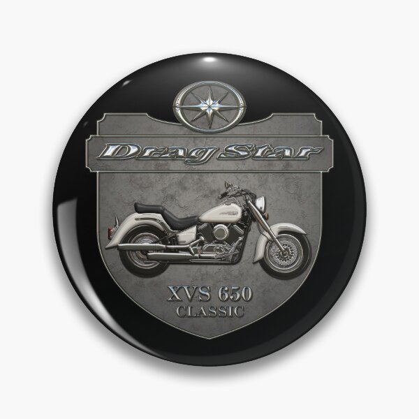 Item preview, Concrete Shield Drag Star XVS 650 Classic Champagne designed and sold by KlaraBubble.