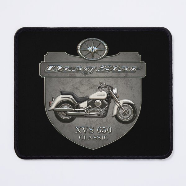 Item preview, Concrete Shield Drag Star XVS 650 Classic Champagne designed and sold by KlaraBubble.