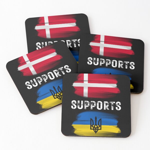 Item preview,  Denmark Supports Ukraine t-Shirt , Support Ukraine designed and sold by zoonix.