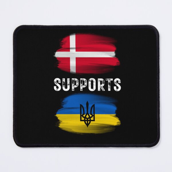 Item preview, Denmark Supports Ukraine t-Shirt , Support Ukraine designed and sold by zoonix.