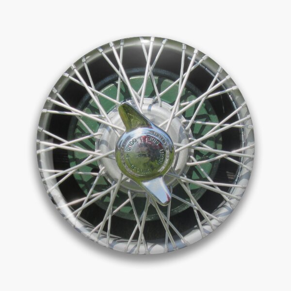 Item preview, British 1950s classic car wire wheel colour designed and sold by soitwouldseem.