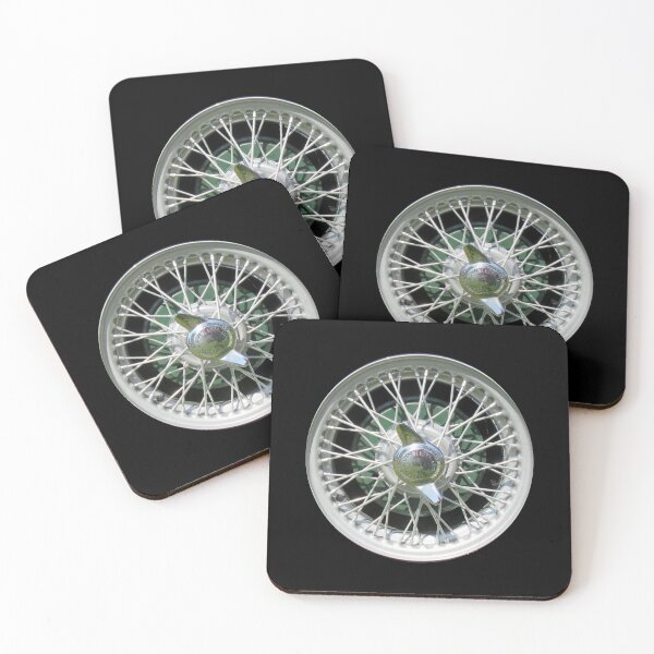 Item preview, British 1950s classic car wire wheel colour designed and sold by soitwouldseem.