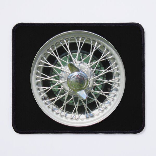 Item preview, British 1950s classic car wire wheel colour designed and sold by soitwouldseem.