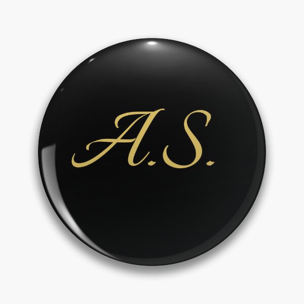 Item preview, AS Initials | Gold Lettering | Personalised Gifts designed and sold by Avo And Sriracha.