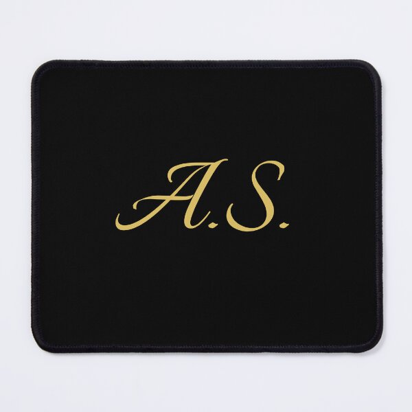 Item preview, AS Initials | Gold Lettering | Personalised Gifts designed and sold by Avo And Sriracha.