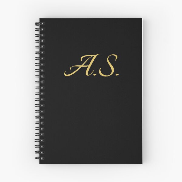 Item preview, AS Initials | Gold Lettering | Personalised Gifts designed and sold by Avo And Sriracha.