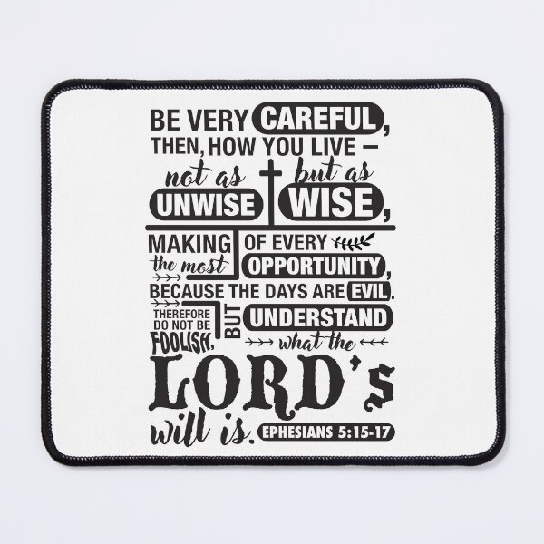 Item preview, Ephesians 5:15-17 designed and sold by plushism.