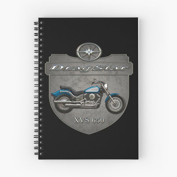 Item preview, Concrete Shield Drag Star XVS 650 Blue Silver designed and sold by KlaraBubble.