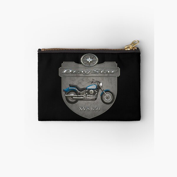 Item preview, Concrete Shield Drag Star XVS 650 Blue Silver designed and sold by KlaraBubble.