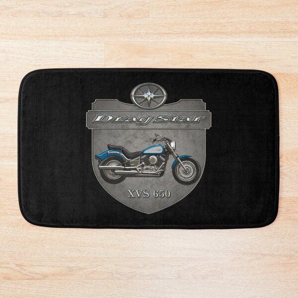 Item preview, Concrete Shield Drag Star XVS 650 Blue Silver designed and sold by KlaraBubble.