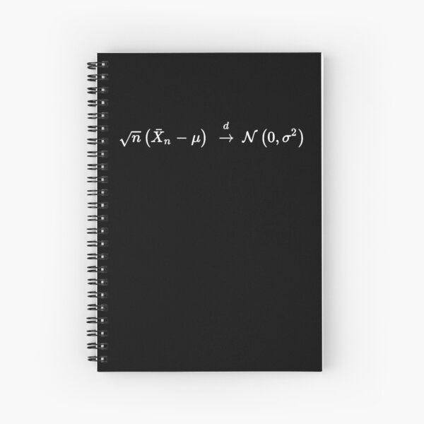 Item preview, central limit theorem, math, probability and statistics basics dark version designed and sold by NoetherSym.